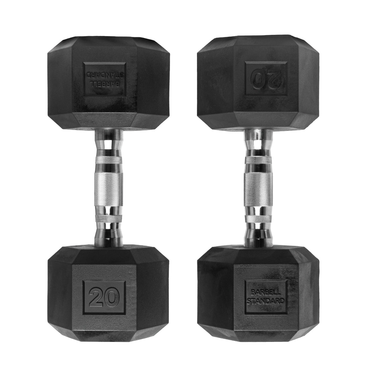 Rubber Hex Dumbbells