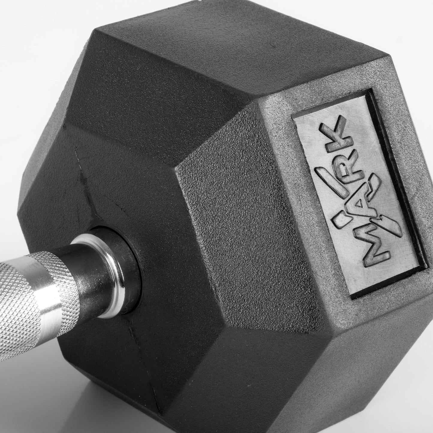 10 to 50 lbs. Rubber Hex Dumbbell Pairs Includes 2-Tier Storage Rack