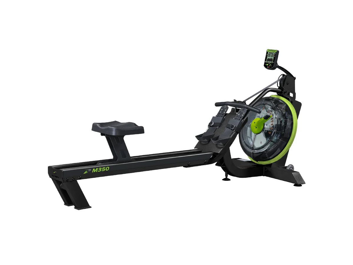 Rowing machine with a sleek design and digital display for effective workouts.