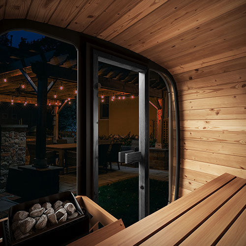 SaunaLife Model CL4G | Compact Outdoor Cabin Sauna