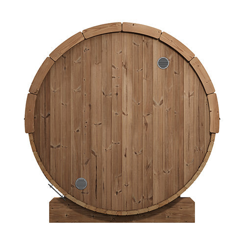 SaunaLife Model E8 | Large Outdoor Barrel Sauna
