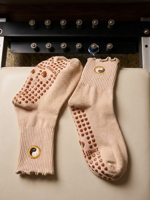 PersonalHour Pilates Socks – Heart Grip Edition
