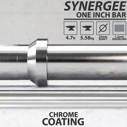 Synergee 1" Barbell