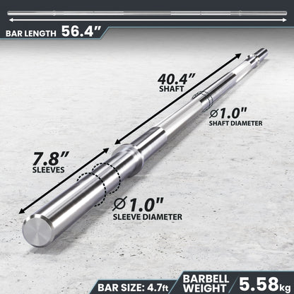 Synergee 1" Barbell