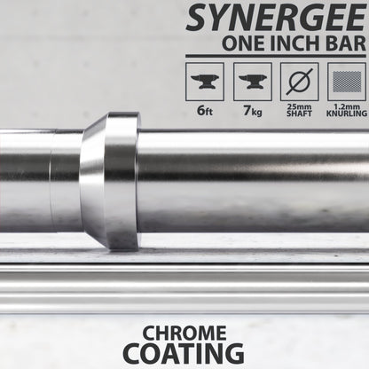 Synergee 1" Barbell