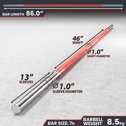 Synergee 1" Barbell