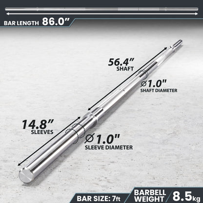 Synergee 1" Barbell