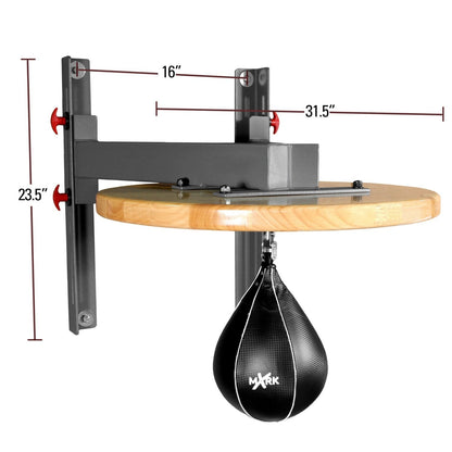 Professional Speed Bag Platform with Chain Swivel for MMA and Boxing