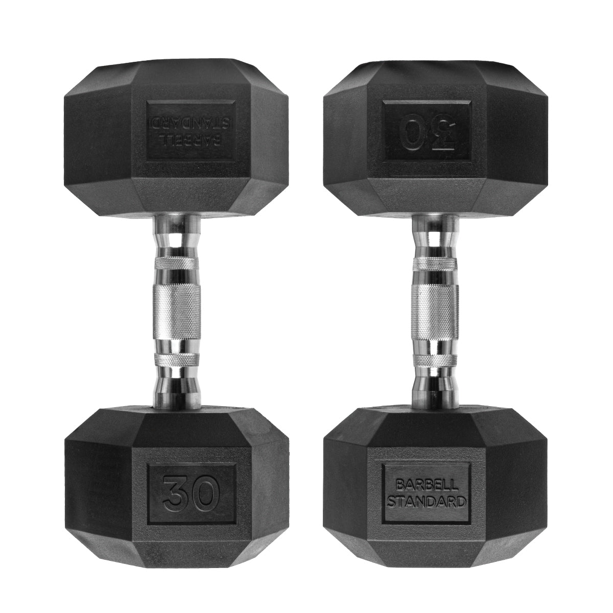 Rubber Hex Dumbbells