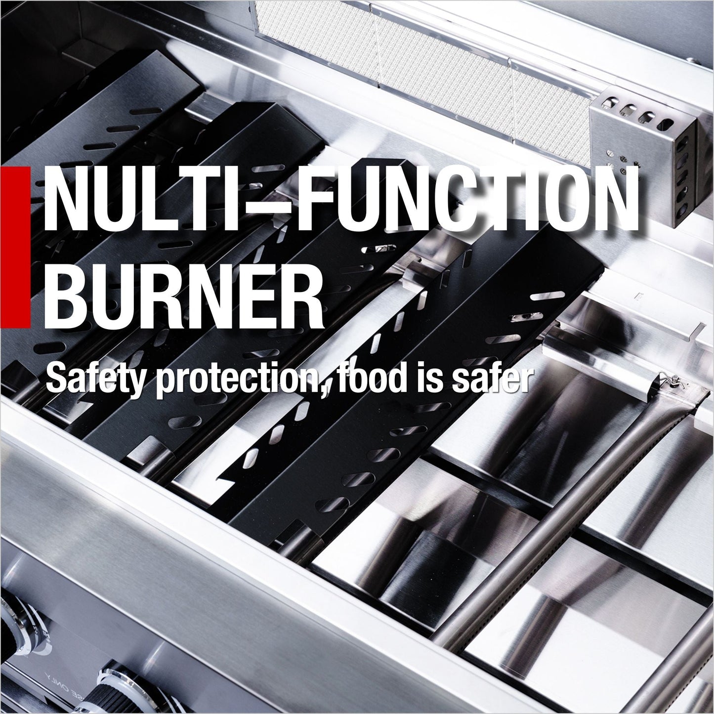 NG 85" 6-Burner 85,000 BTU Black Outdoor Kitchen Island Grill Refrigerator + Rotisserie Kit + Sink