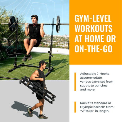 Verse® Agile Rack NEO — Ultra-lightweight Portable Squat Rack