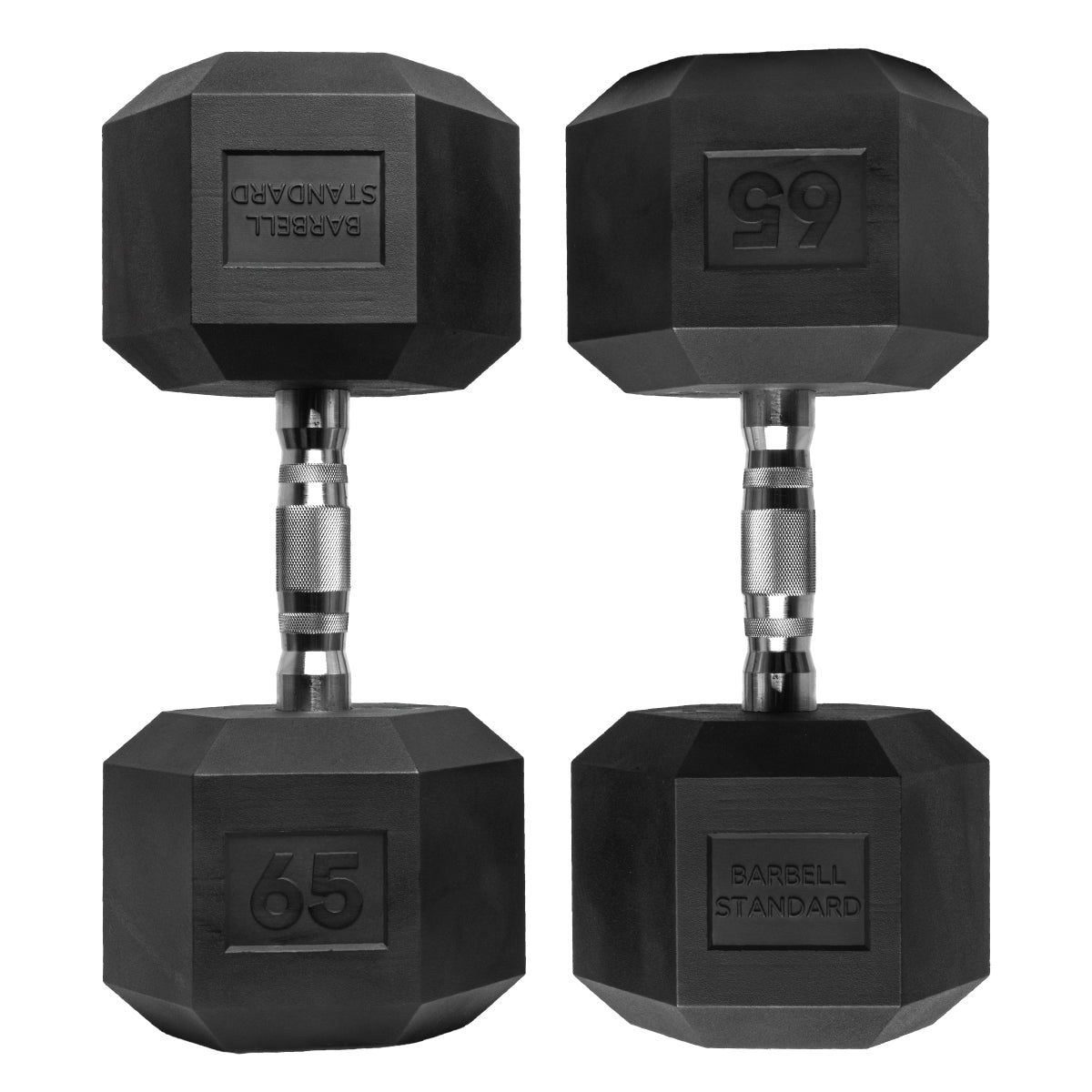 Rubber Hex Dumbbells