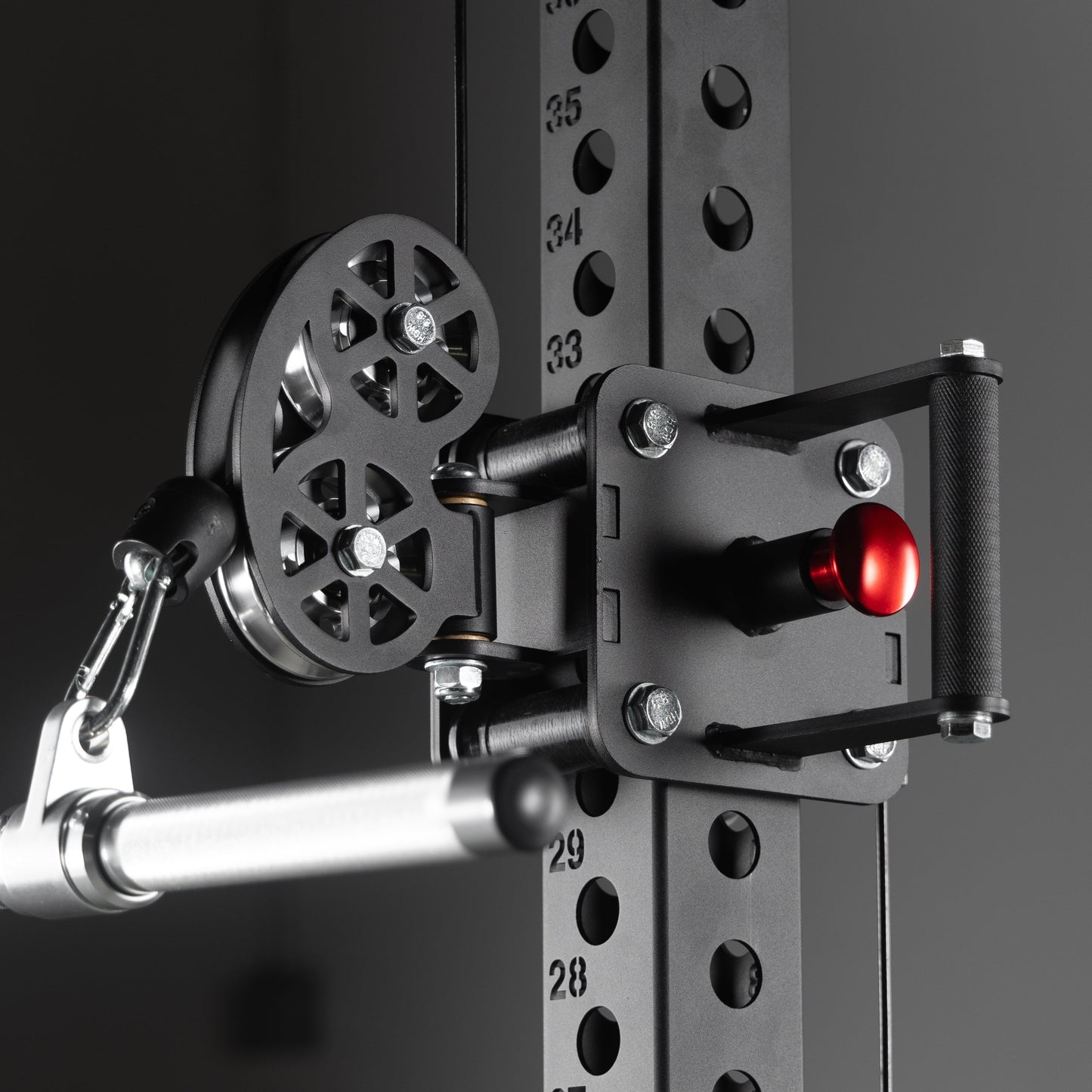 Commercial Half Rack Functional Trainer with Lat Pulldown and Low Row