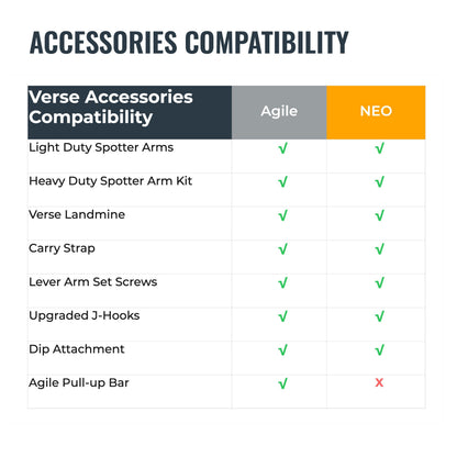 Verse® Agile Rack NEO — Ultra-lightweight Portable Squat Rack