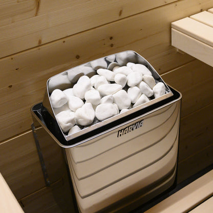 Harvia AC4000 | White Decorative Sauna Stones 22 lbs