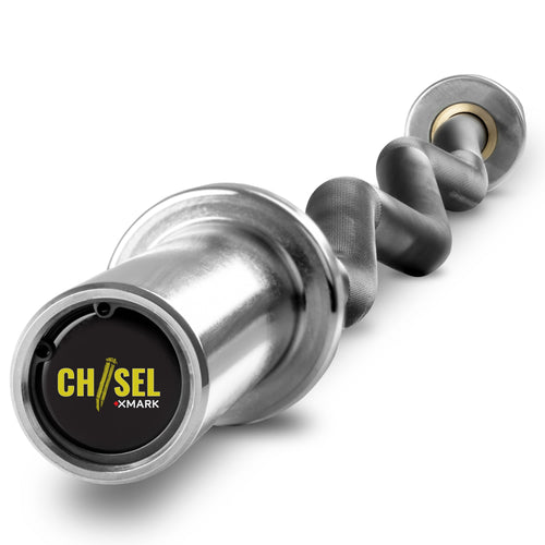 Chisel Olympic EZ Curl Barbell – Ergonomic Design
