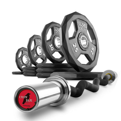 Black Diamond® Olympic Weight Plates and Curl Barbell Sets