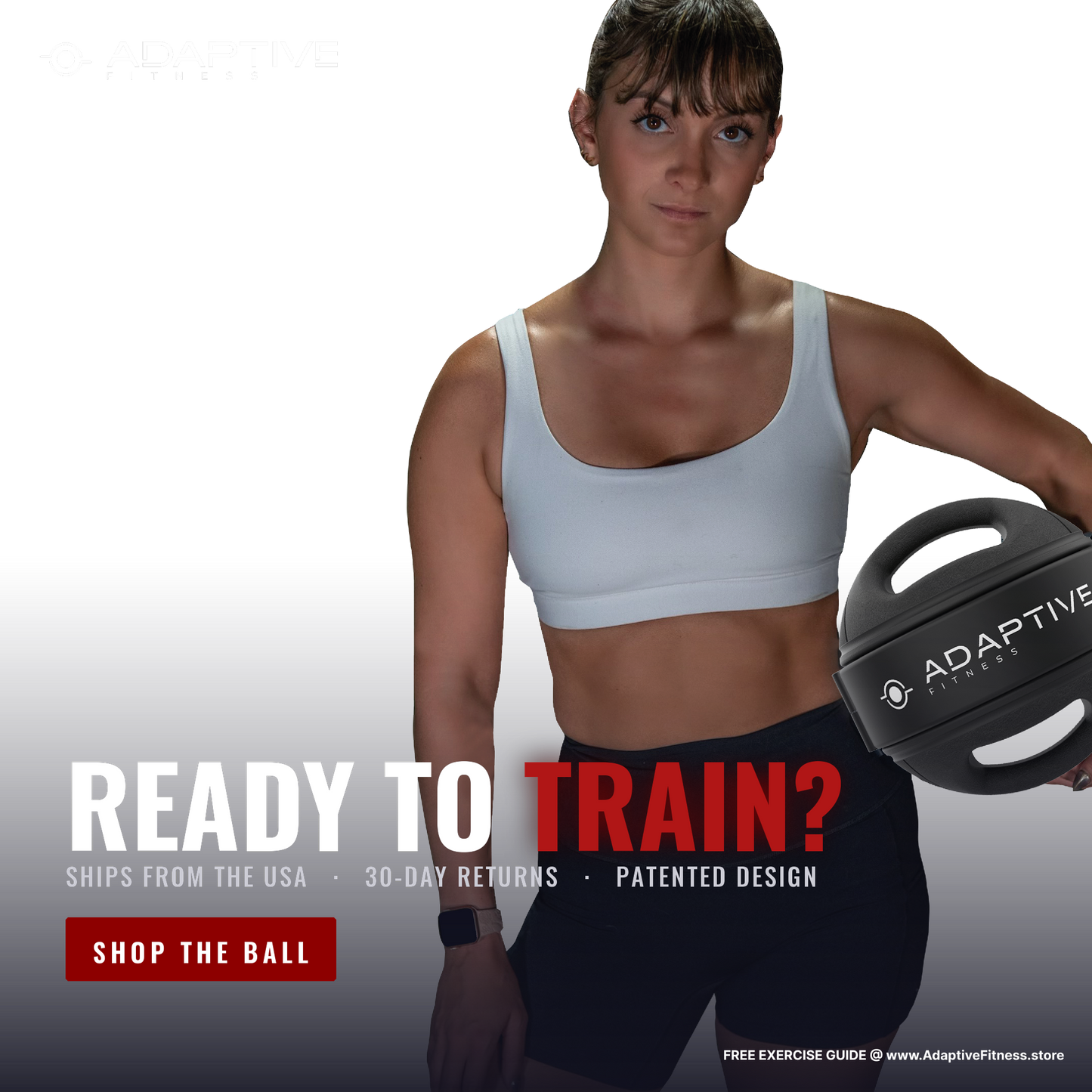 Adjustable Medicine Ball w/ Handles (8lb, 12lb, 16lb)