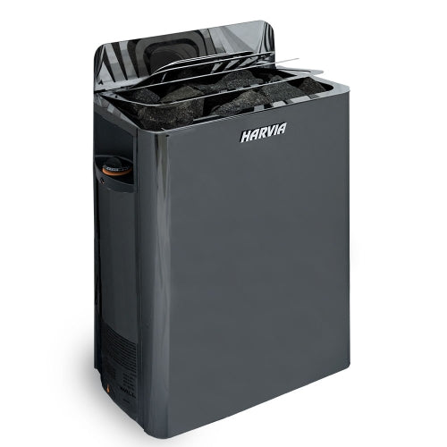 Harvia The Wall SW80 | 8kW Electric Sauna Heater Black Steel