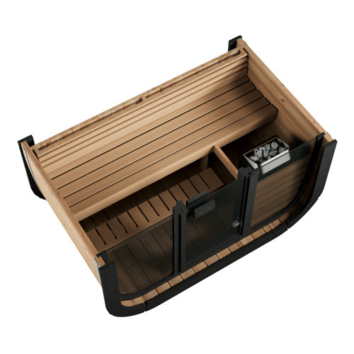 SaunaLife Model CL4G | Compact Outdoor Cabin Sauna