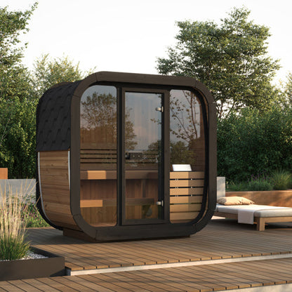 SaunaLife Model CL4G | Compact Outdoor Cabin Sauna