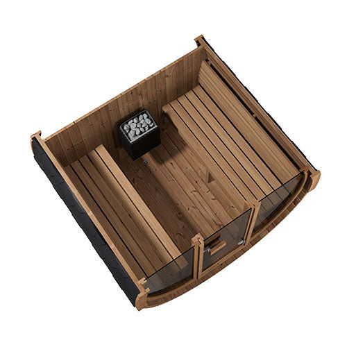 SaunaLife Model E7G | Outdoor Barrel Sauna