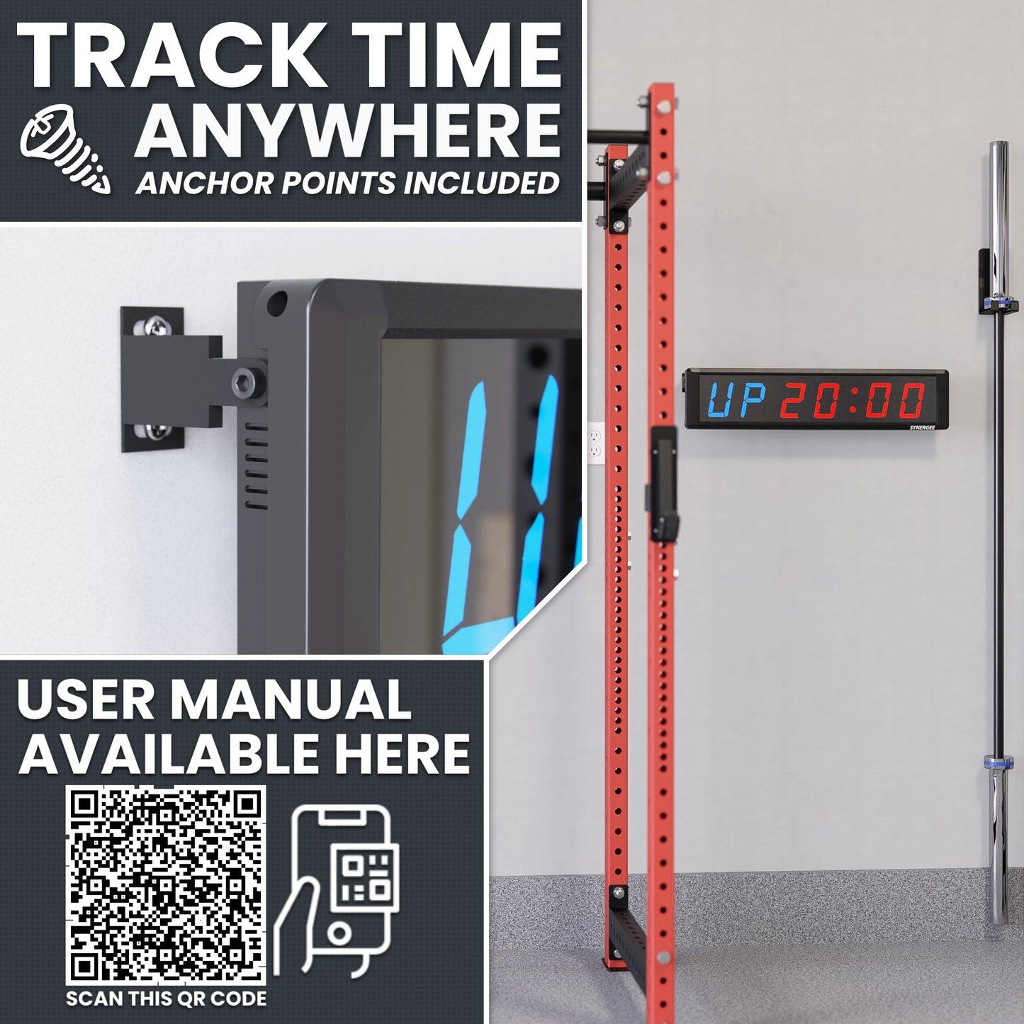 Synergee Programmable Interval Gym Timer