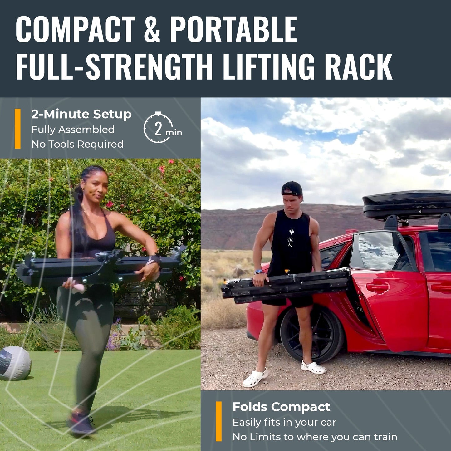 Verse® Agile Rack — Folding and Portable