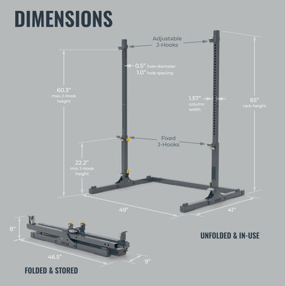 Verse® Agile Rack — Folding and Portable