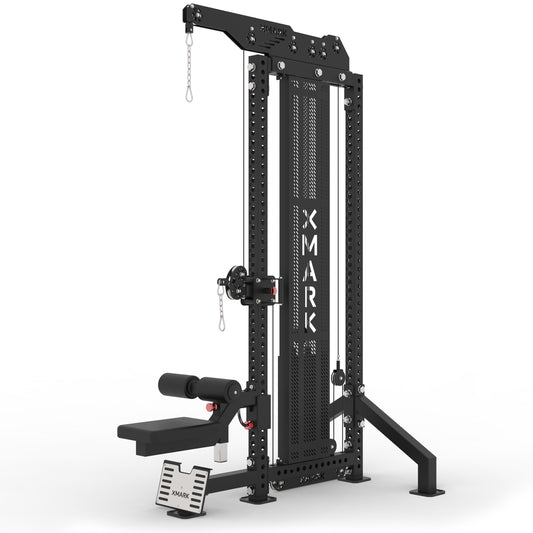 XMark Functional Trainer with adjustable pulleys and sturdy frame for versatile workouts.