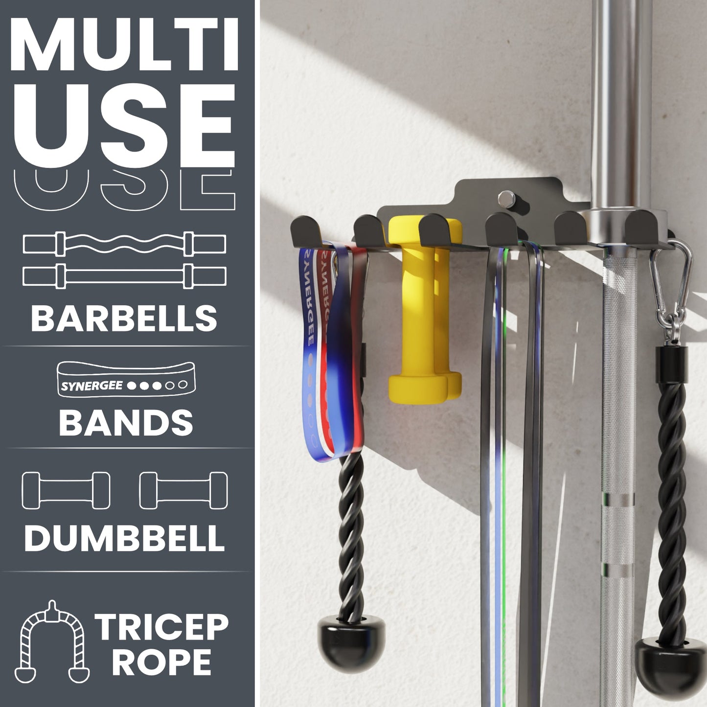 Synergee Barbell and Accessory Hanger