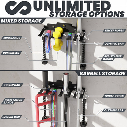 Synergee Barbell and Accessory Hanger