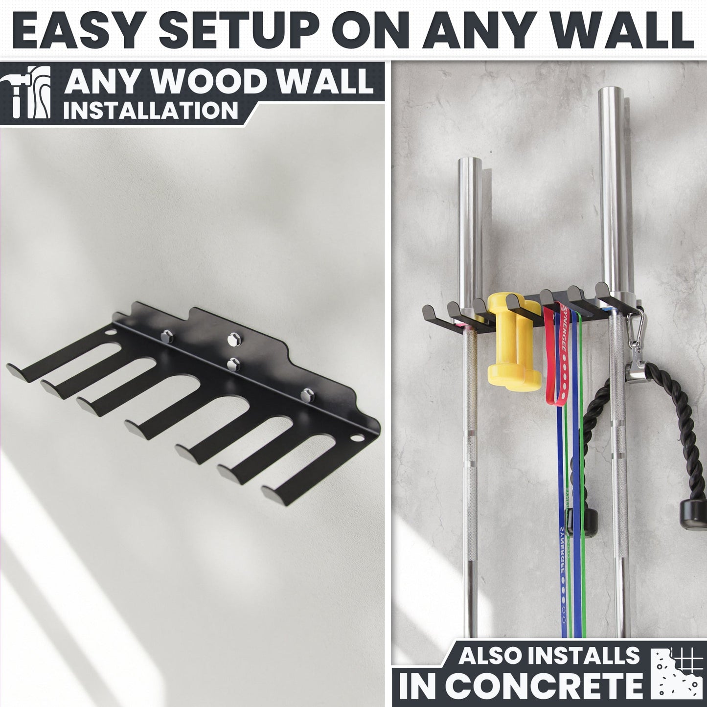 Synergee Barbell and Accessory Hanger