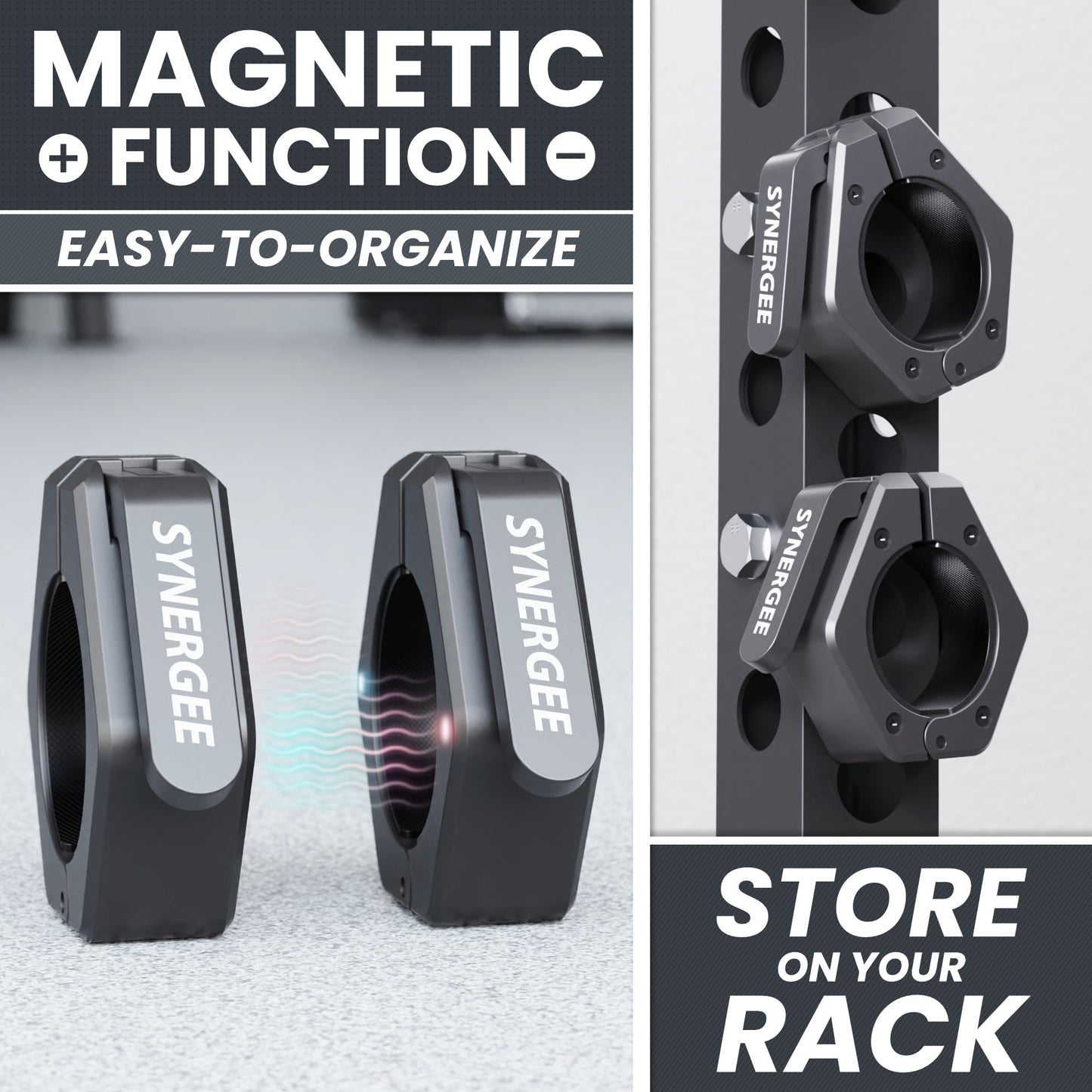 Synergee Magnetic Barbell Collars