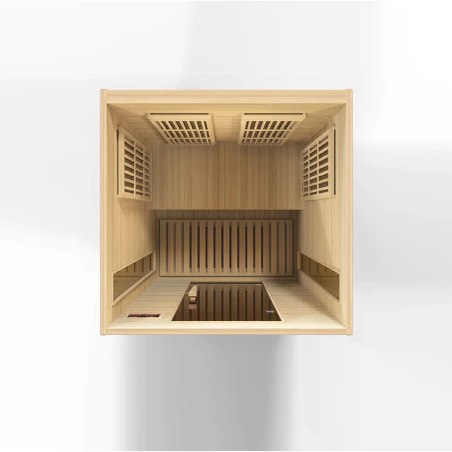 2-Person Low EMF (Under 8MG) FAR Infrared Sauna (Canadian Hemlock)