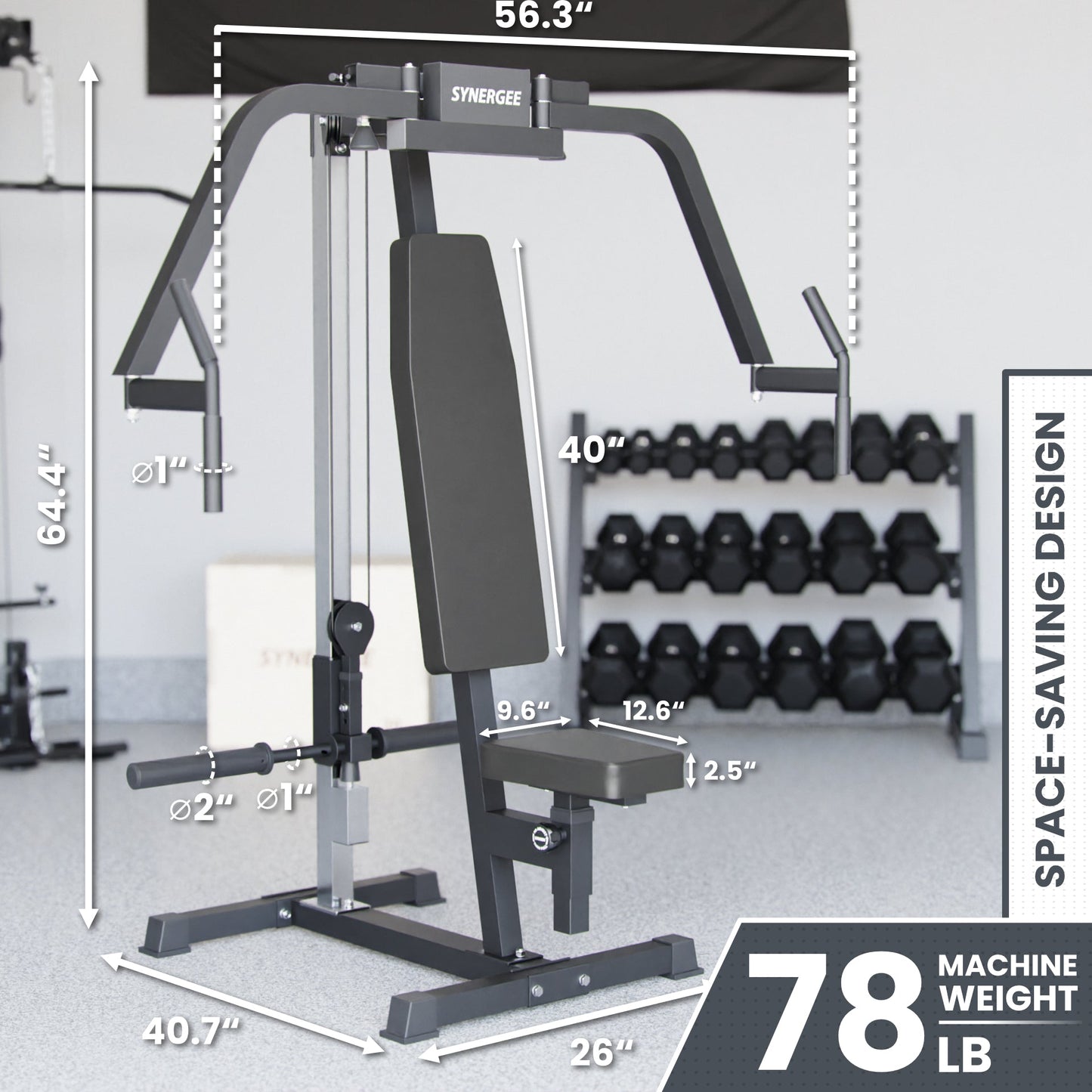 Synergee Chest Fly and Reverse Delt Machine