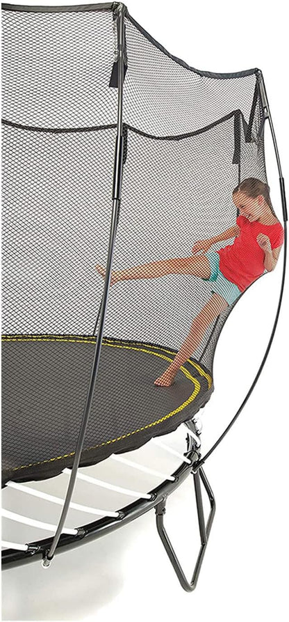 Trampoline � Springless Square Backyard Trampoline with Enclosure for Kids - 11Ft or 13Ft Sizes & Optional Add-On Attachments & Accessories