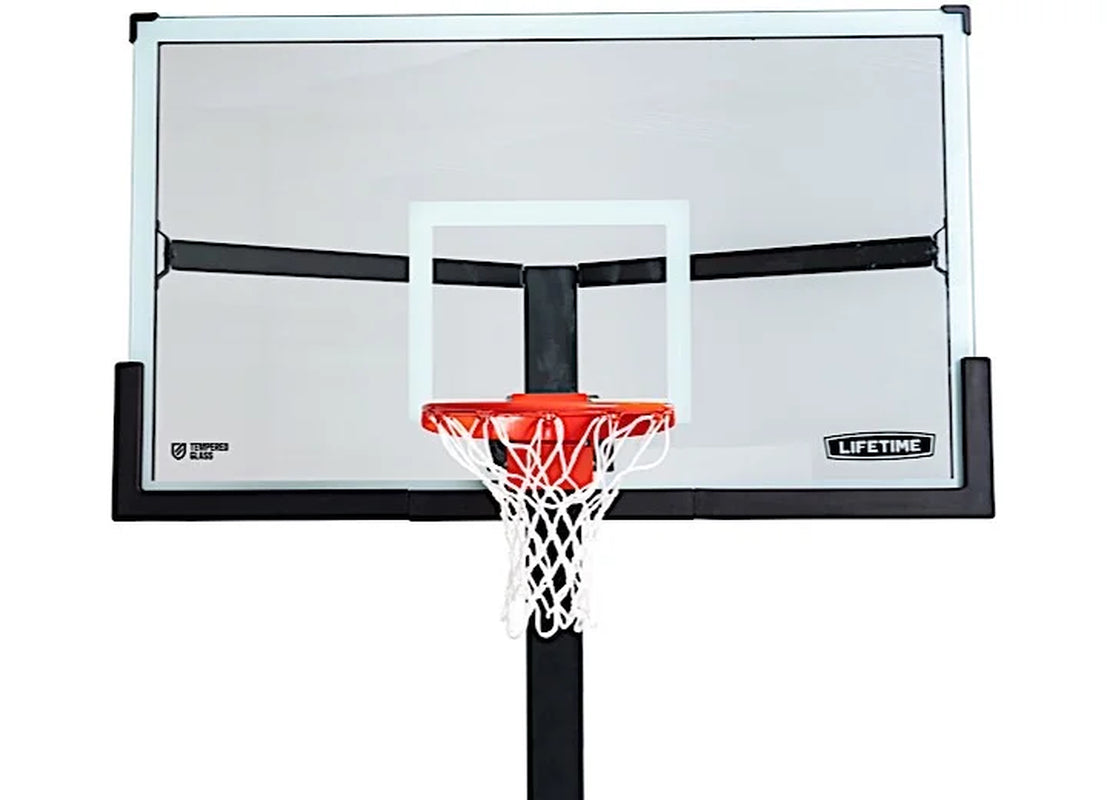72-Inch Mammoth Bolt down Basketball Hoop with Mammoth Lift Adjustment & Spring Flex Rim - Model 90964-Outdoor Play