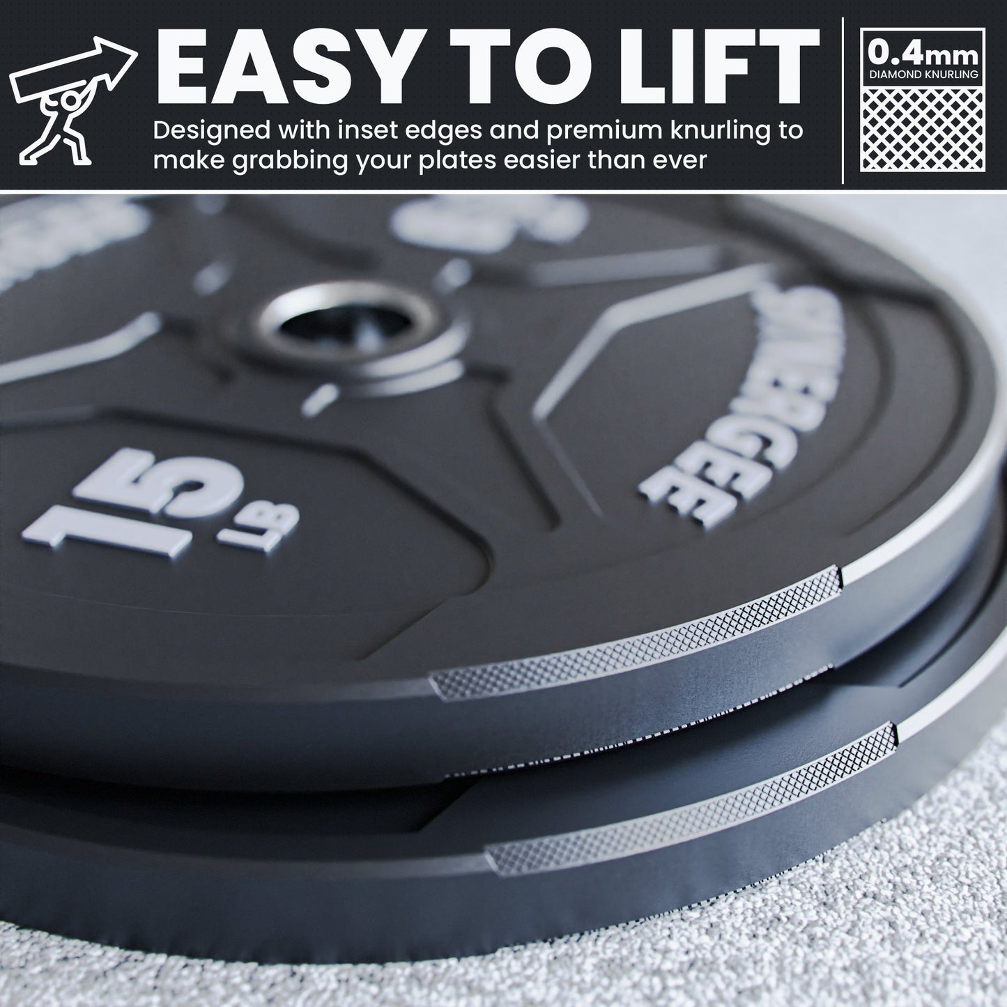 Synergee EZ Grip Bumper Plates