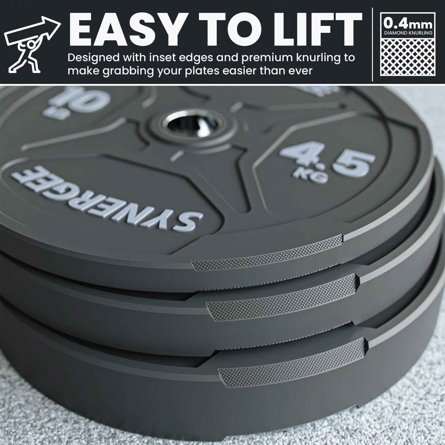 Synergee EZ Grip Bumper Plates