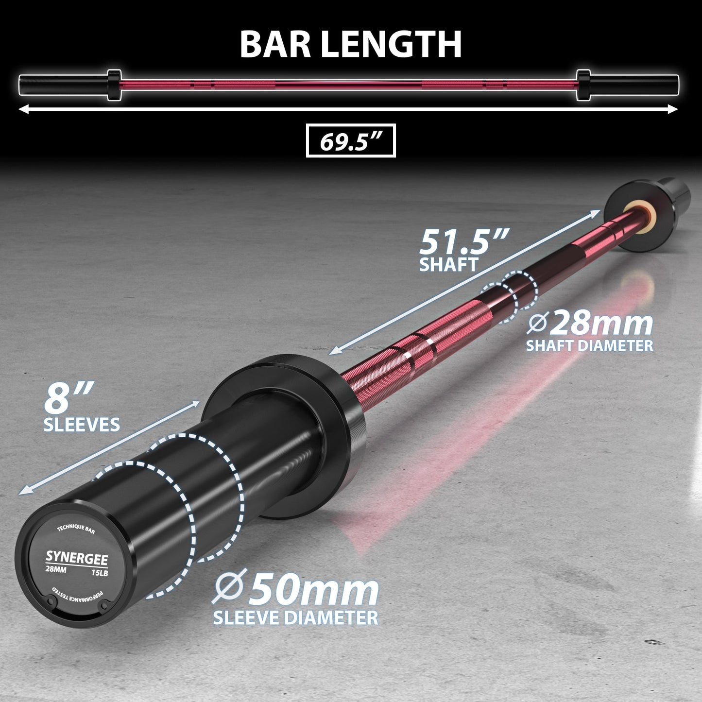 Synergee Technique Barbell