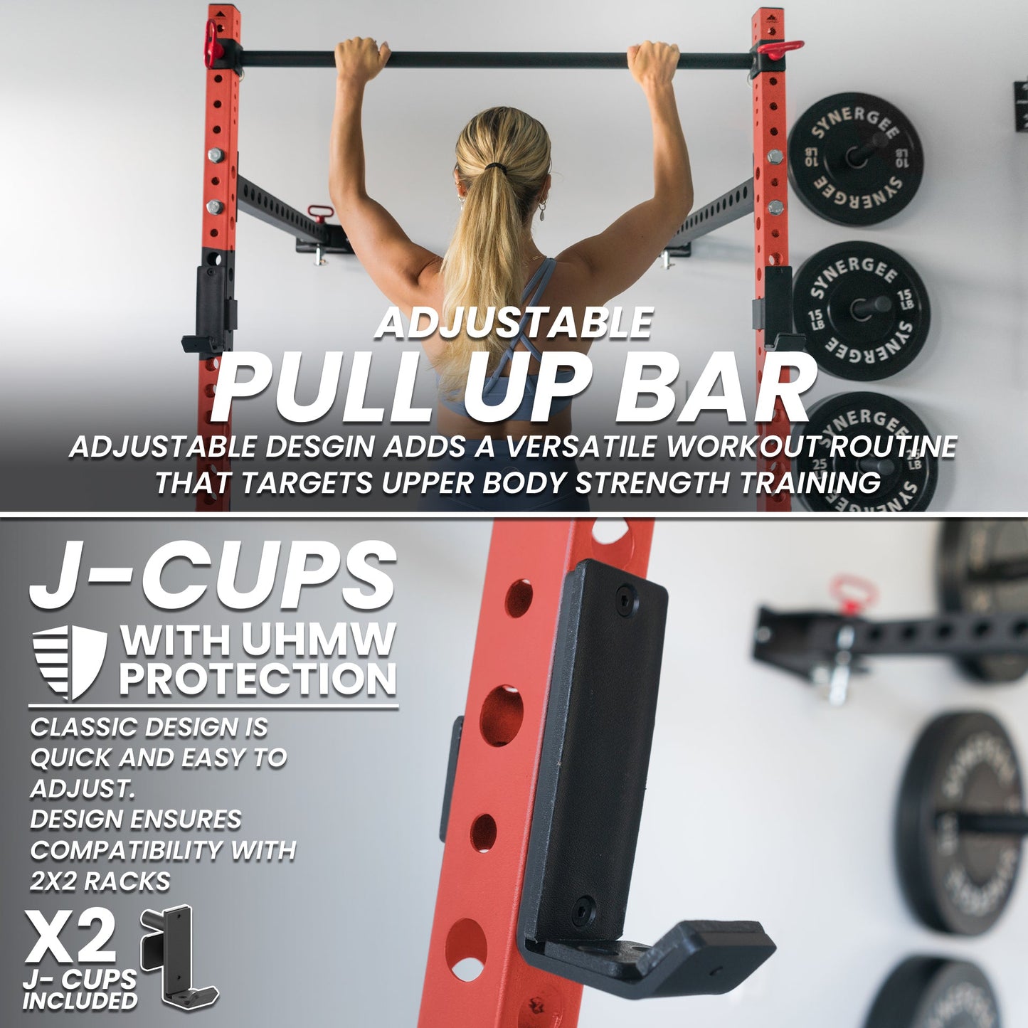 Synergee 2200 Series Folding Squat Rack