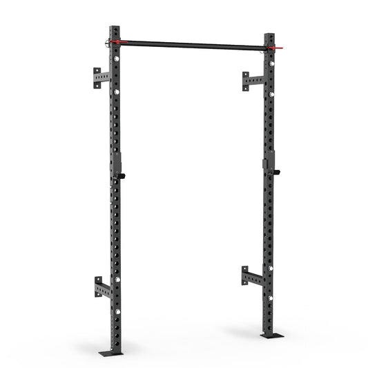 Heavy-duty pull-up bar rack designed for strength training and fitness workouts.