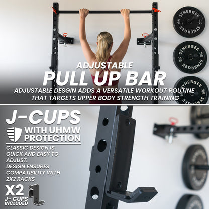Synergee 2200 Series Folding Squat Rack