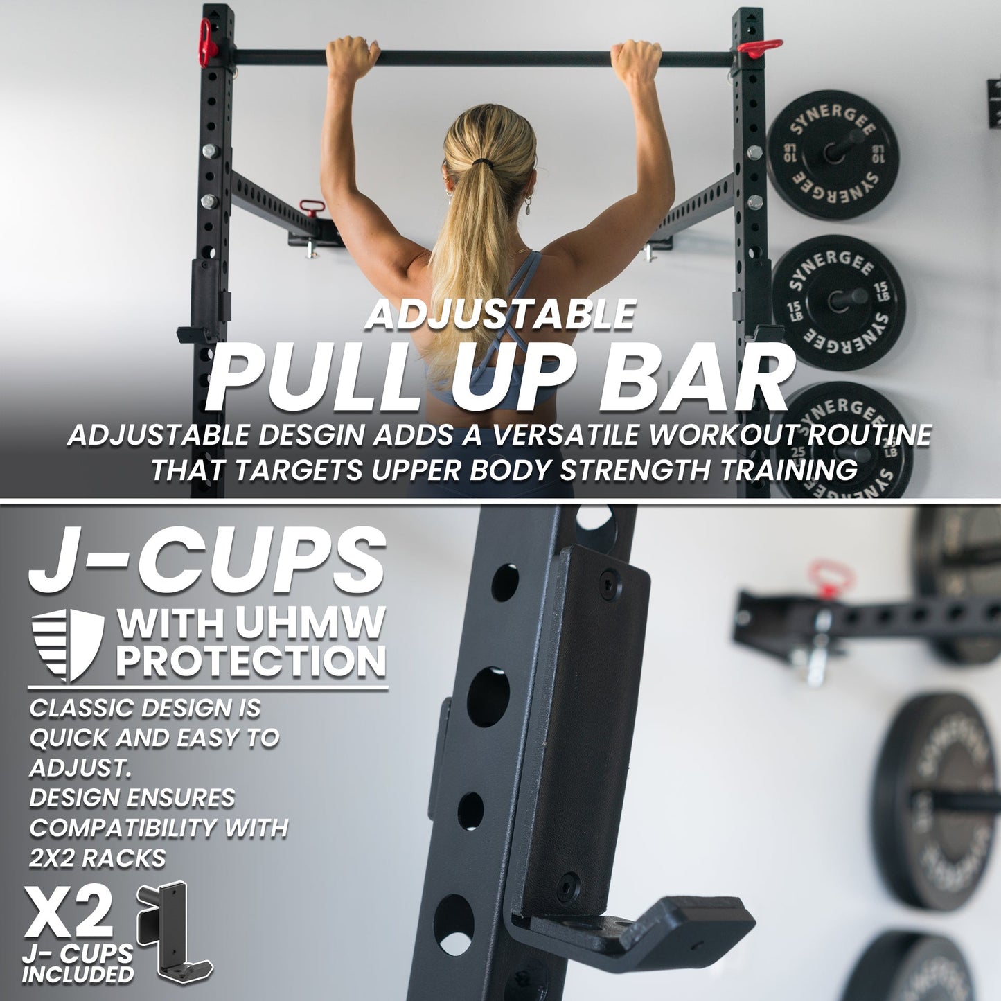 Synergee 2200 Series Folding Squat Rack